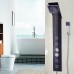 New MTN-G 52" Tempered Glass Shower Panel Rainfall with Massage Body Jets Hand Shower - B074FR4YRC
